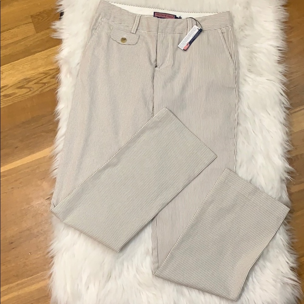 NWT/ Vineyard vines stripes woman pant/size 2